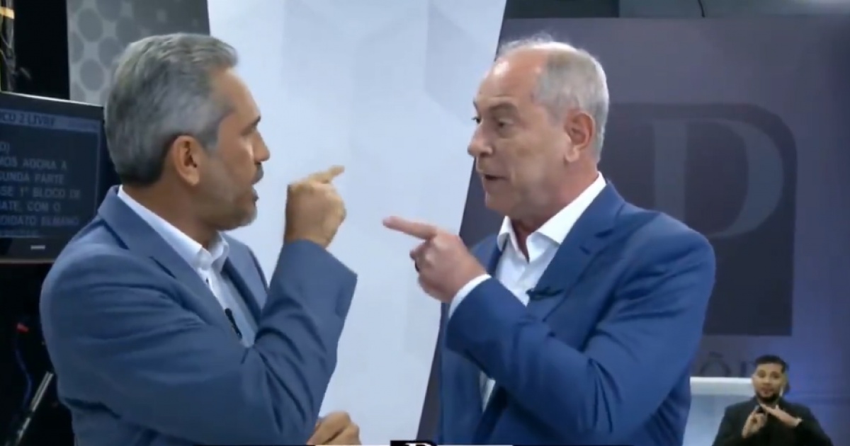 Debate entre Ciro Gomes e Elmano de Freitas termina em confusão no Ceará