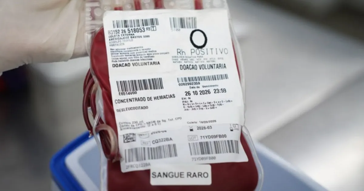 Imagem de Transporte aéreo de sangue raro salva paciente em Minas Gerais